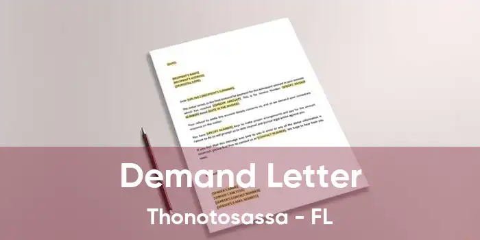 Demand Letter Thonotosassa - FL