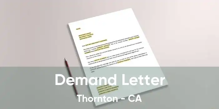 Demand Letter Thornton - CA