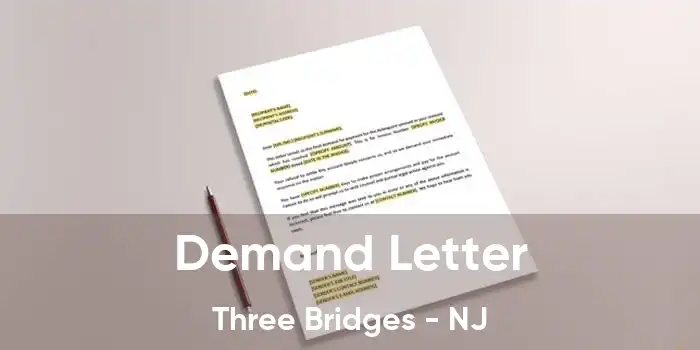 Demand Letter Three Bridges - NJ