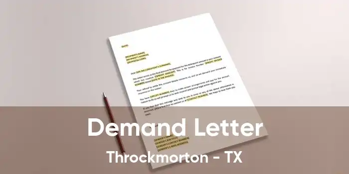  Demand Letter Throckmorton - TX
