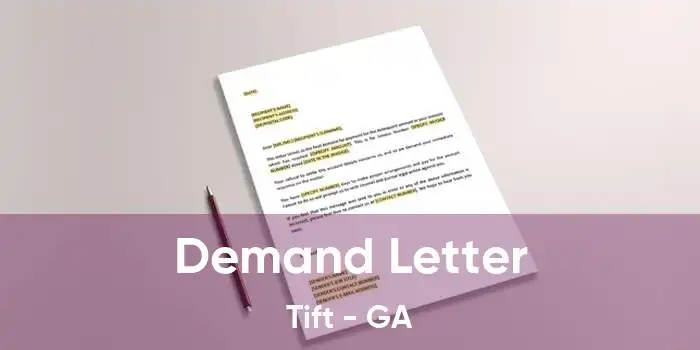  Demand Letter Tift - GA