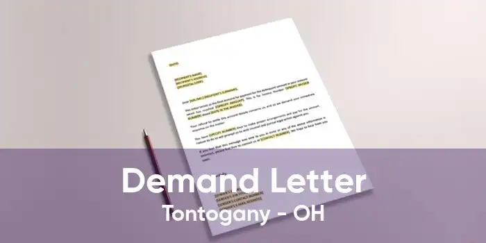 Demand Letter Tontogany - OH