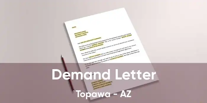  Demand Letter Topawa - AZ