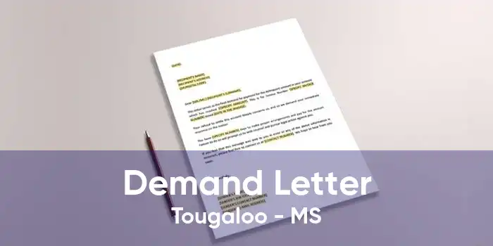 Demand Letter Tougaloo - MS