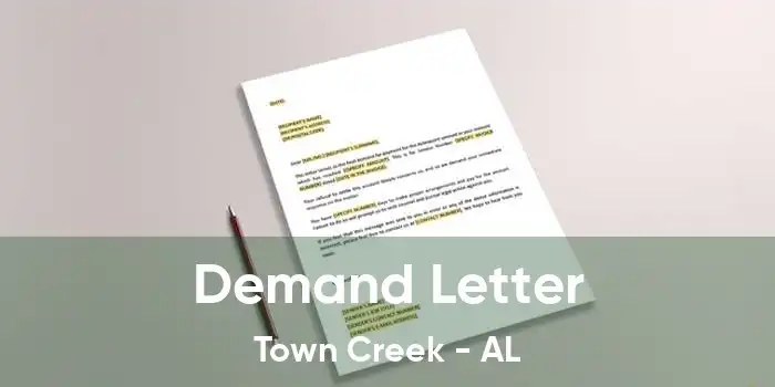 Demand Letter Town Creek - AL