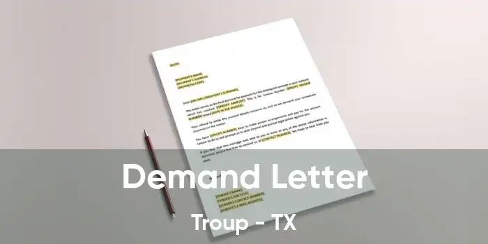 Demand Letter Troup - TX