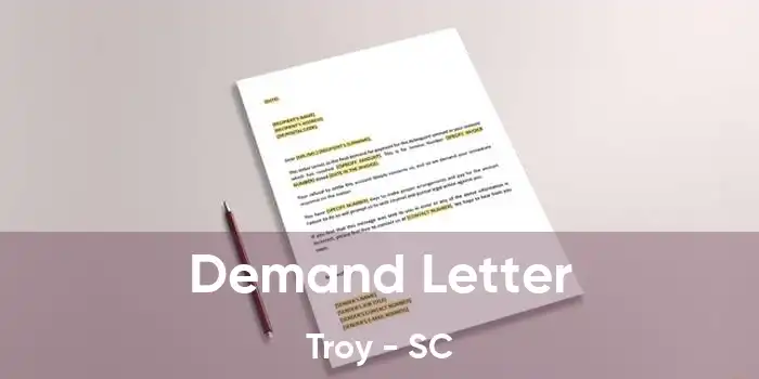 Demand Letter Troy - SC