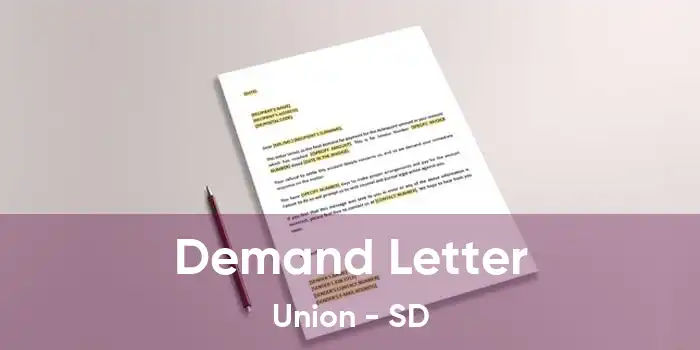  Demand Letter Union - SD
