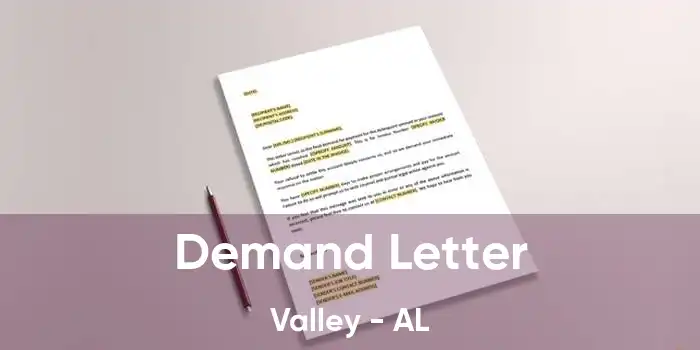 Demand Letter Valley - AL