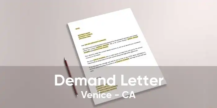 Demand Letter Venice - CA