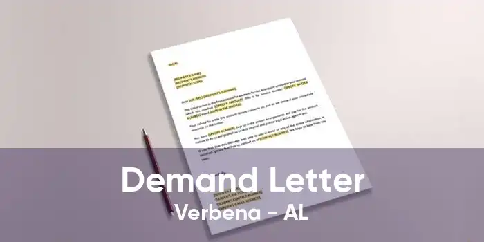 Demand Letter Verbena - AL