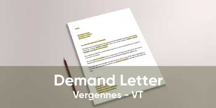 Demand Letter Vergennes - VT