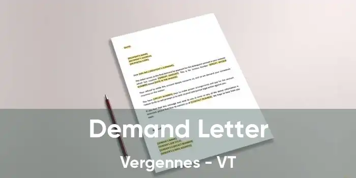 Demand Letter Vergennes - VT