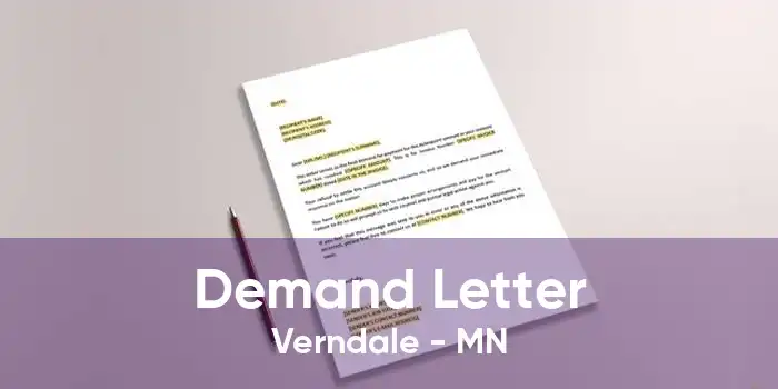 Demand Letter Verndale - MN