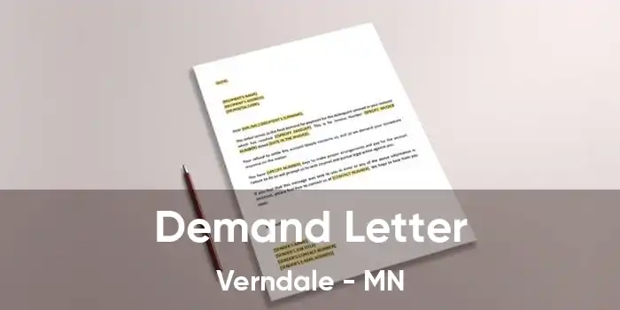 Demand Letter Verndale - MN