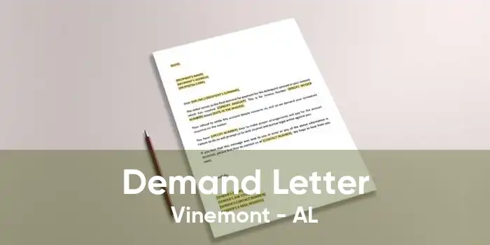 Demand Letter Vinemont - AL