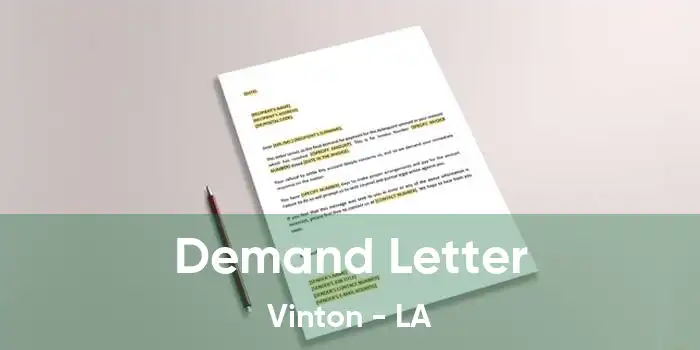  Demand Letter Vinton - LA