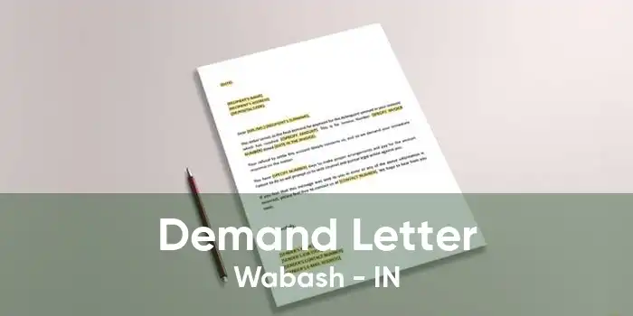 Demand Letter Wabash - IN