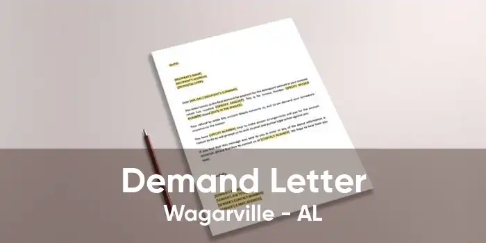Demand Letter Wagarville - AL