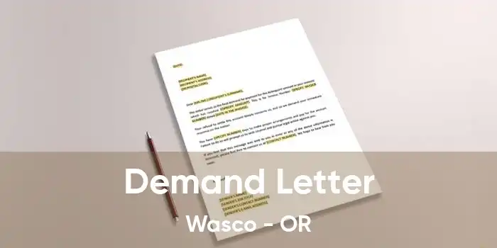  Demand Letter Wasco - OR