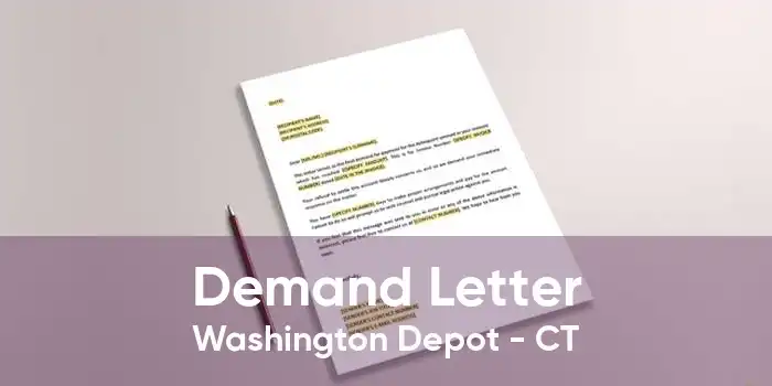 Demand Letter Washington Depot - CT