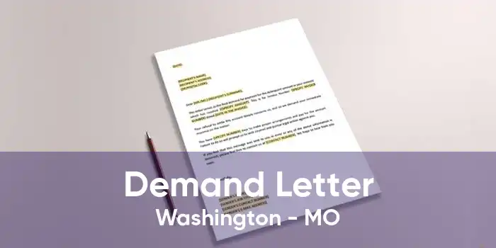 Demand Letter Washington - MO