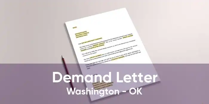 Demand Letter Washington - OK