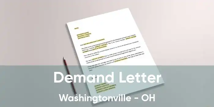 Demand Letter Washingtonville - OH