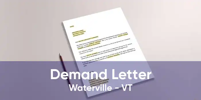 Demand Letter Waterville - VT