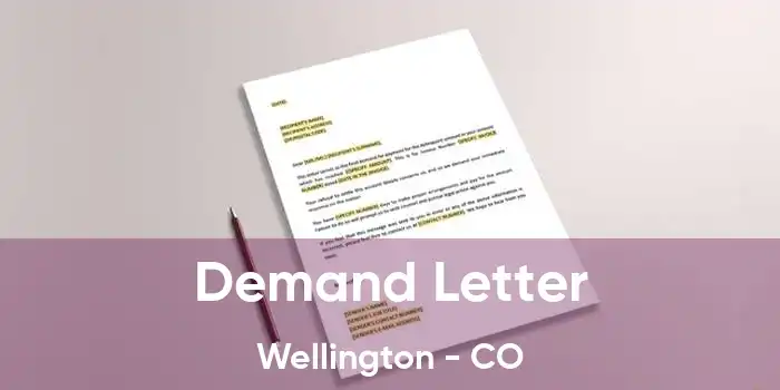 Demand Letter Wellington - CO