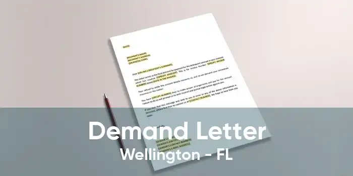 Demand Letter Wellington - FL