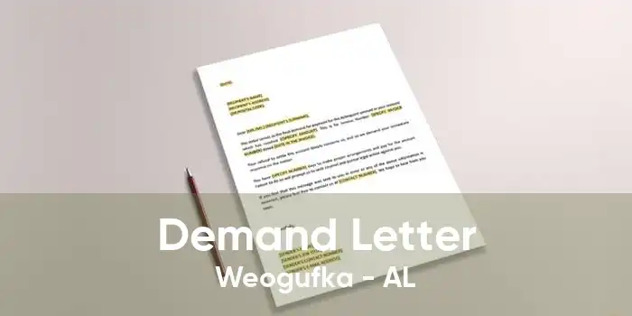 Demand Letter Weogufka - AL