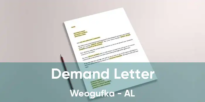 Demand Letter Weogufka - AL