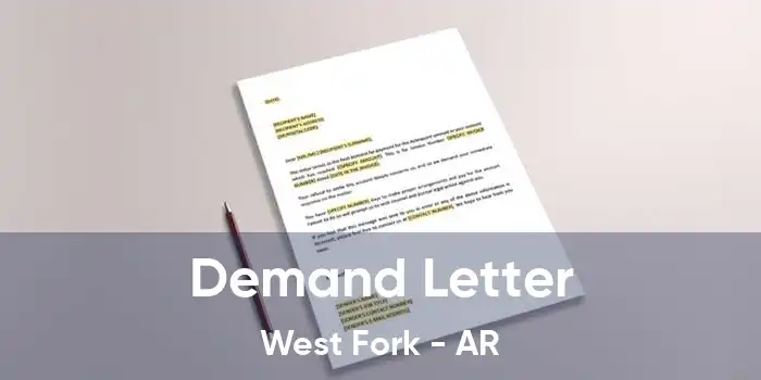 Demand Letter West Fork - AR