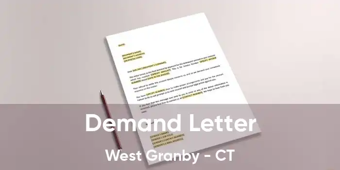 Demand Letter West Granby - CT