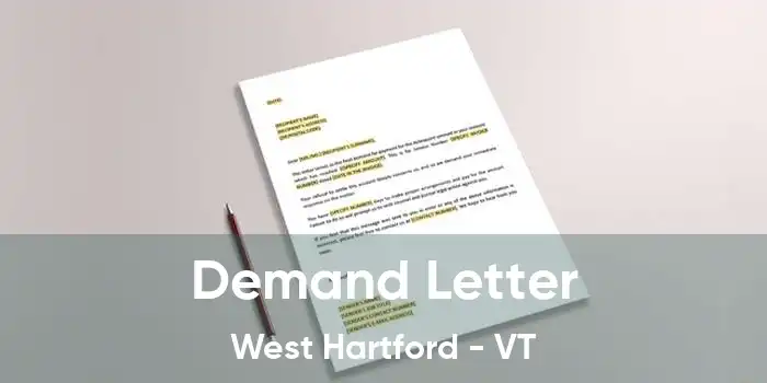 Demand Letter West Hartford - VT