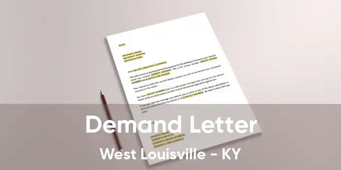 Demand Letter West Louisville - KY