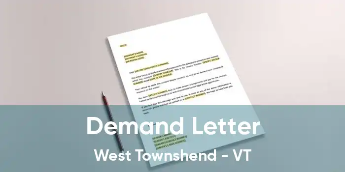 Demand Letter West Townshend - VT