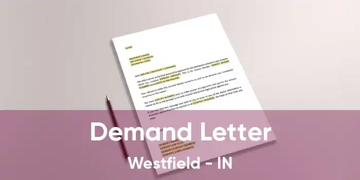 Demand Letter Westfield - IN