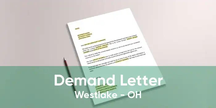 Demand Letter Westlake - OH