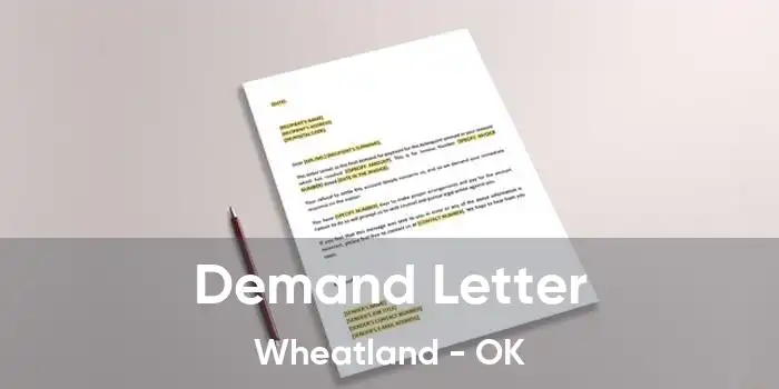 Demand Letter Wheatland - OK