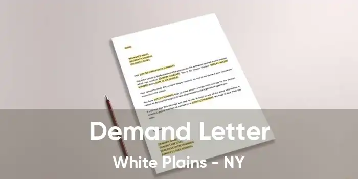 Demand Letter White Plains - NY