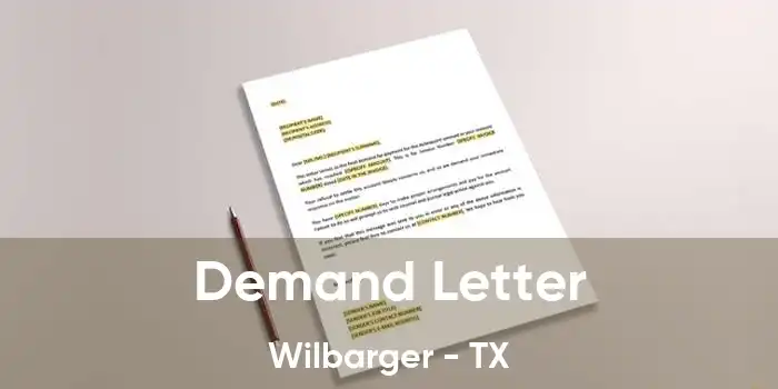  Demand Letter Wilbarger - TX