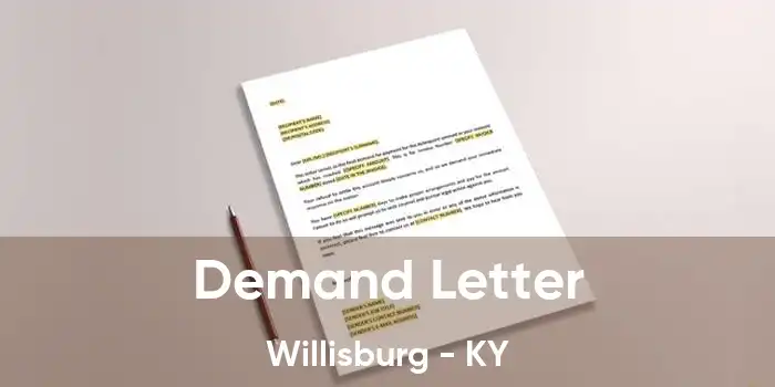 Demand Letter Willisburg - KY