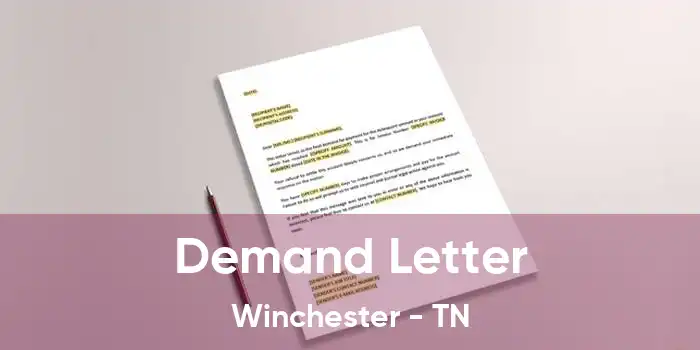 Demand Letter Winchester - TN