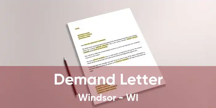 Demand Letter Windsor - WI