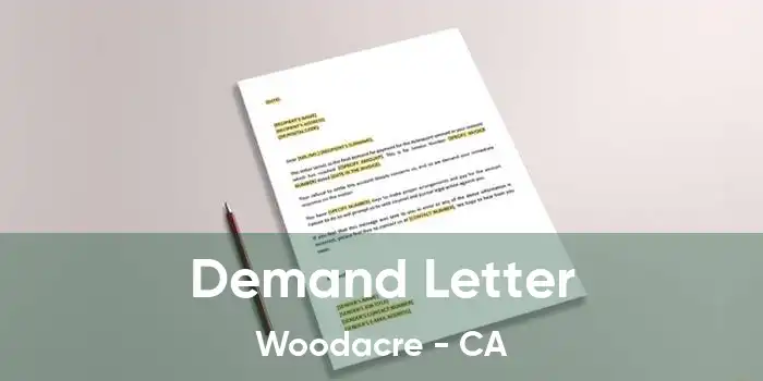 Demand Letter Woodacre - CA