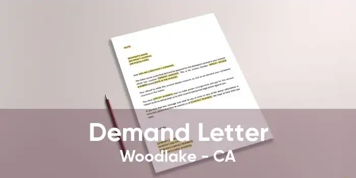 Demand Letter Woodlake - CA