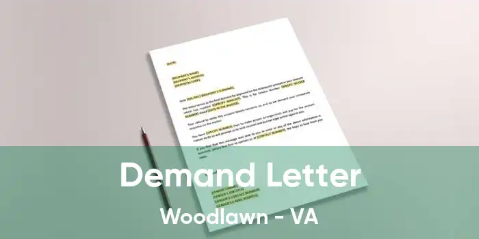 Demand Letter Woodlawn - VA