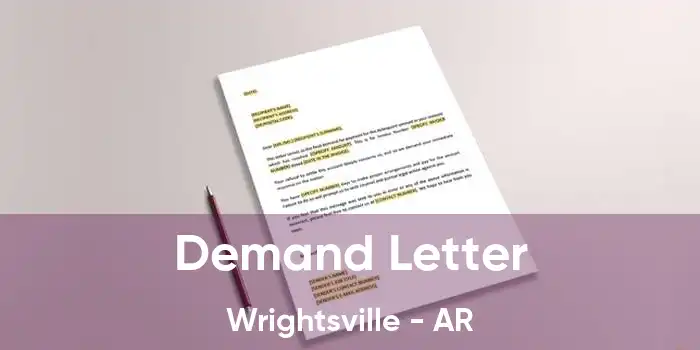 Demand Letter Wrightsville - AR